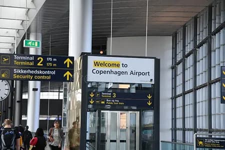 Arrivals to Copenhagen Airport