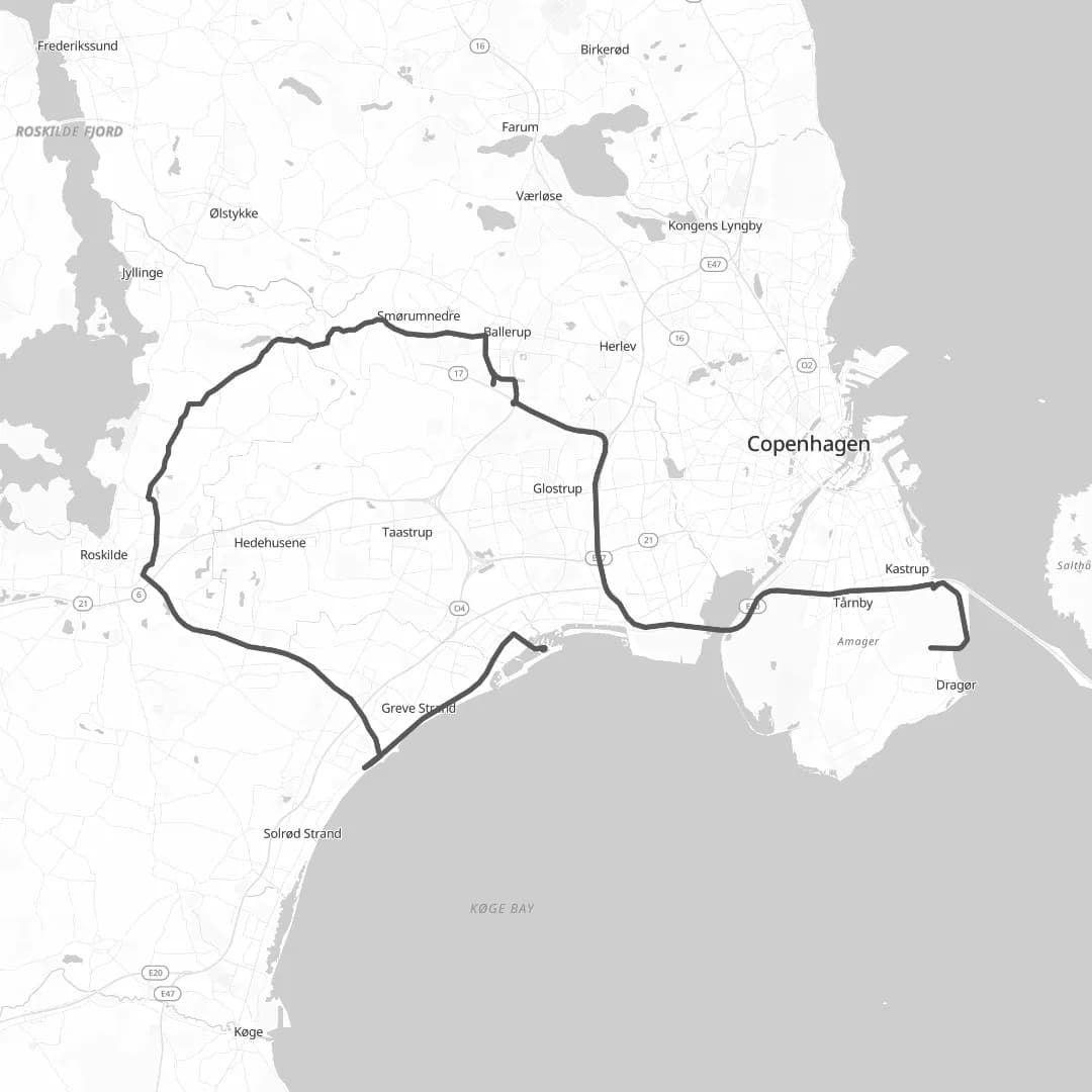 Short route map