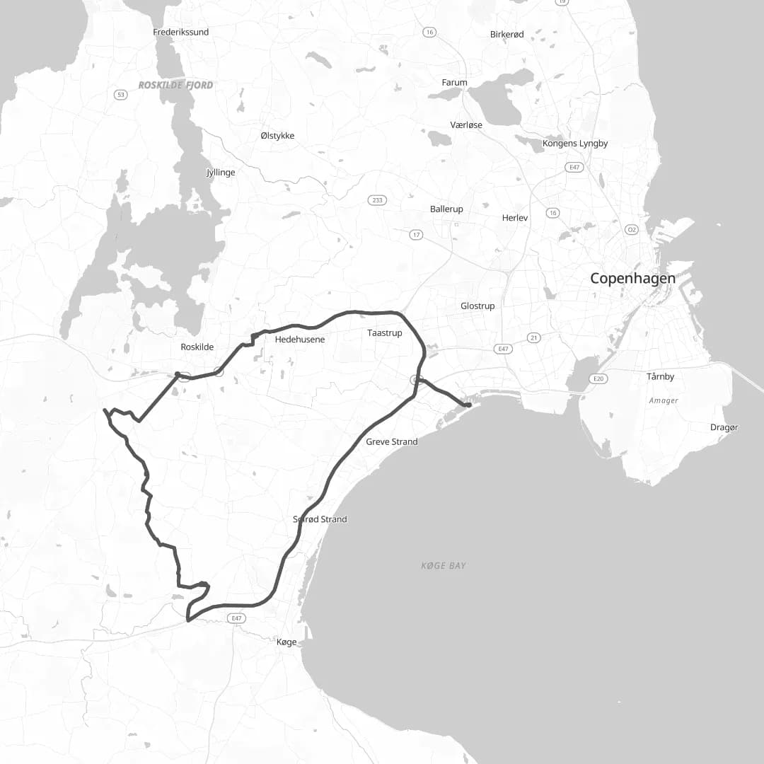 Long route map